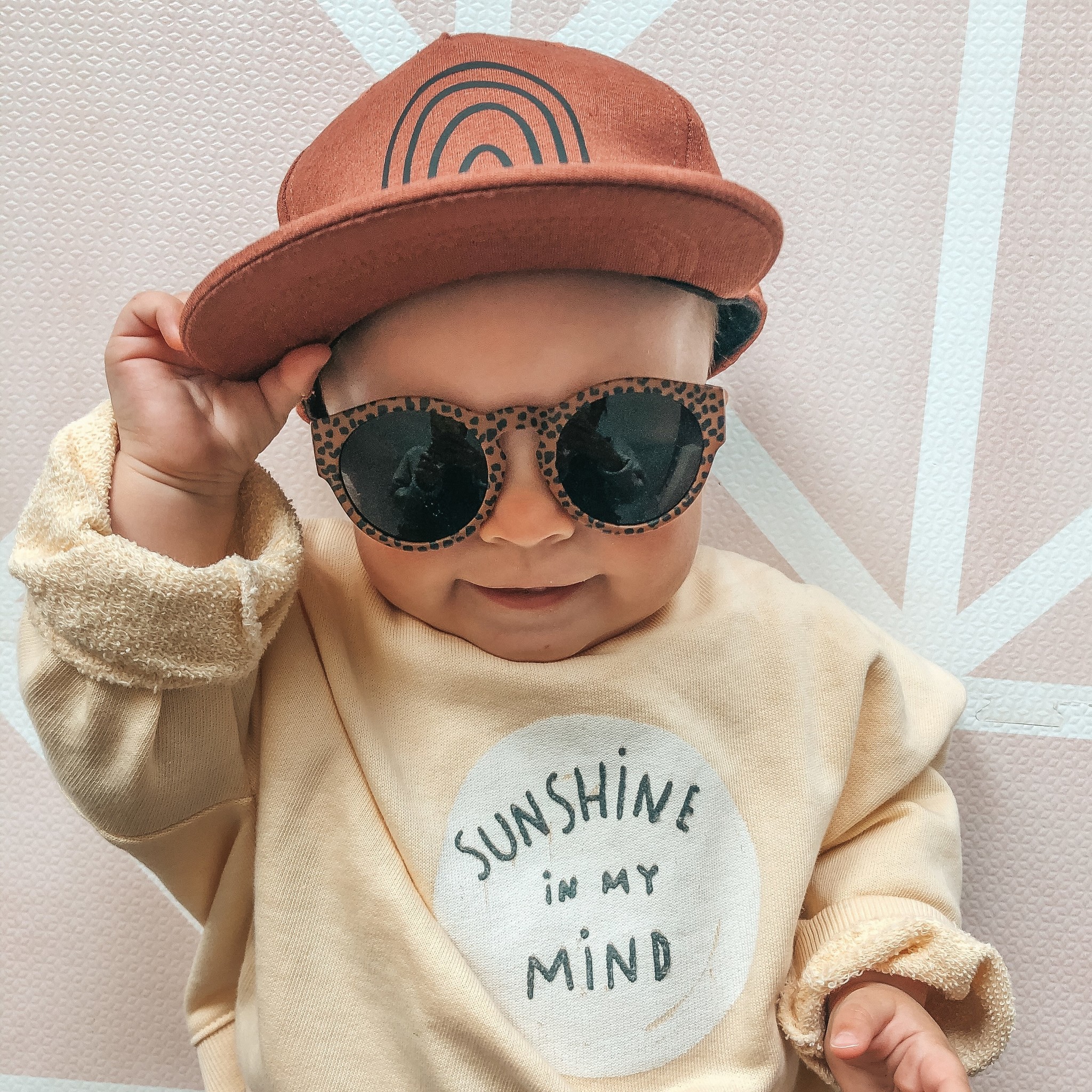 BABYPETJE MET REGENBOOG PRINT | KINDERPETJE MET PRINT| VANPAULINE