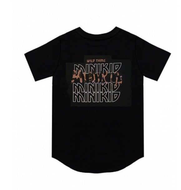Minikid Black Signature T-Shirt