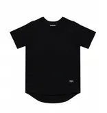 Minikid STOER T-SHIRT KINDEREN | LANGER ZWART SHIRT | MINIKID