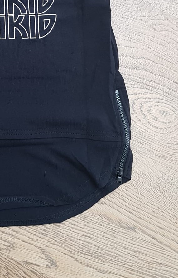 STOER T-SHIRT KINDEREN | LANGER ZWART SHIRT | MINIKID