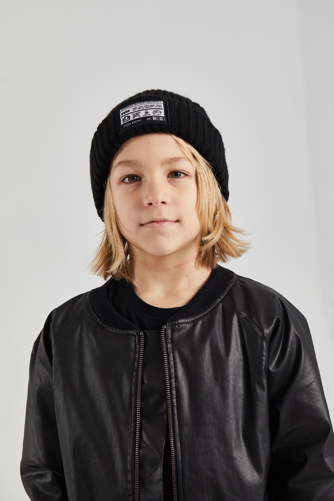 WARM BLACK HAT | BLACK CHILDREN'S HAT | COOL CHILDREN'S HAT - Copy