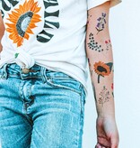FLORAL TATTOOS | CHILDREN'S TATTOO | TEMPORARY STICK TATTOO - Copy