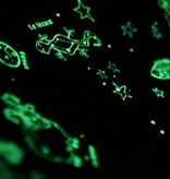 TRAPPELZAKJE EN GEKNOOPTE SLAAPZAK GLOW IN THE DARK | ELECTRIK KIDZ