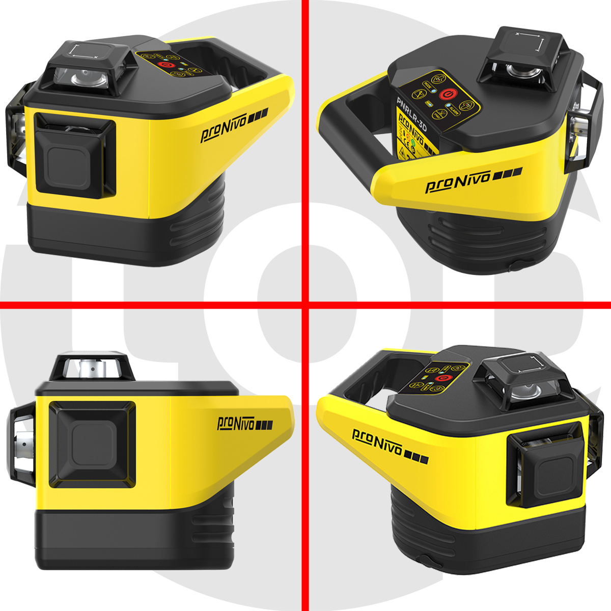 PNRLR-3D 3x360° Bouwlaser