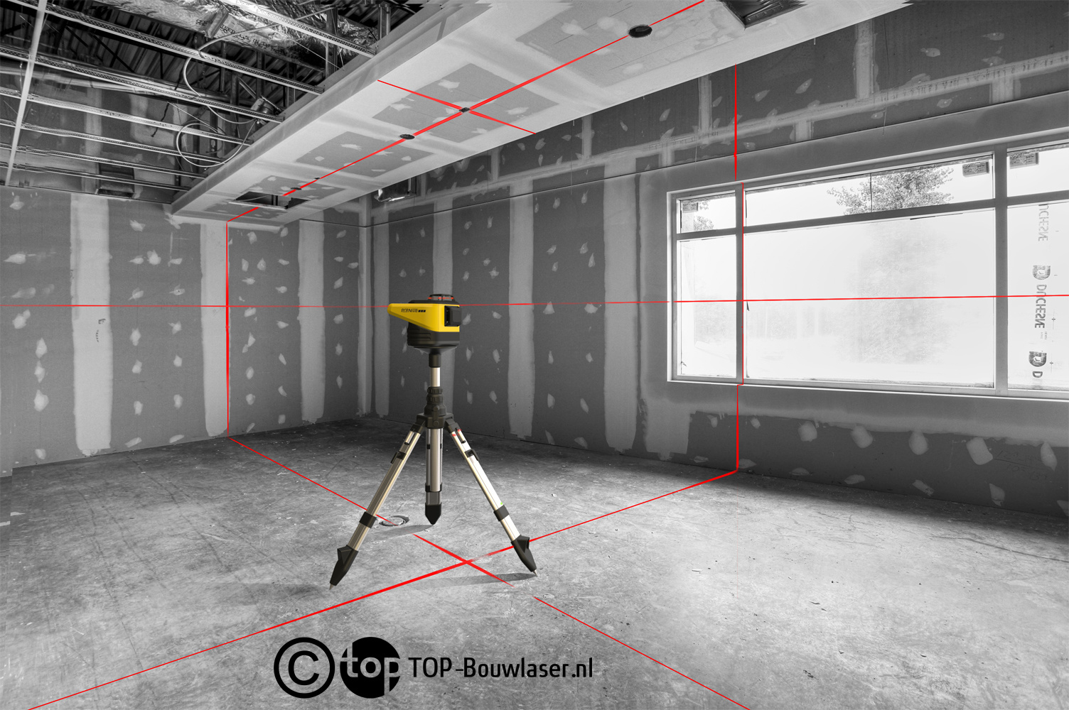 PNRLR-3D 3x360° Bouwlaser