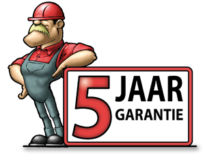 5 jaar garantie