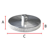 Adapter 1/4" naar 5/8" Groot