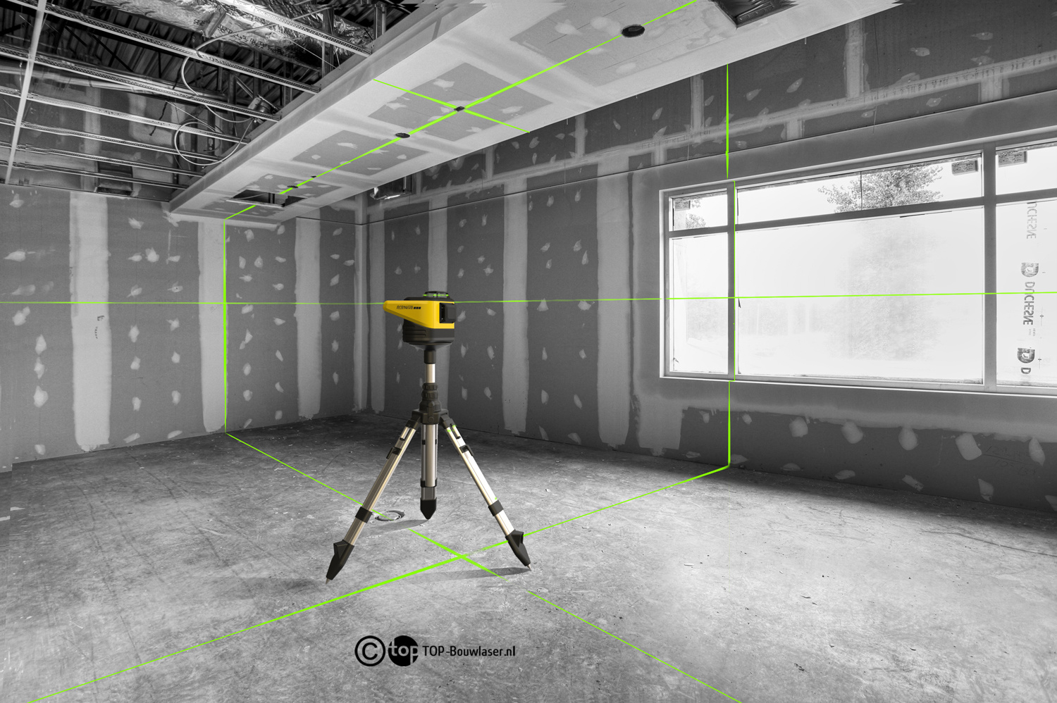 PNRLG-3D 3x360° Groene Bouwlaser