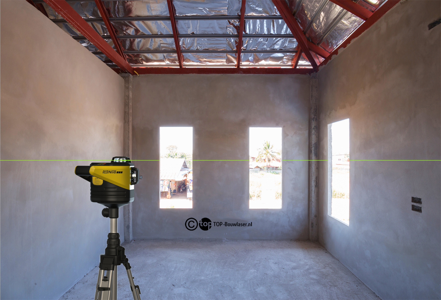PNRLG-3D 3x360° Groene Bouwlaser