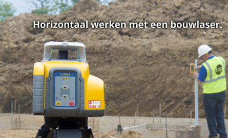 Hoe gebruik je een laserwaterpas voor buiten?