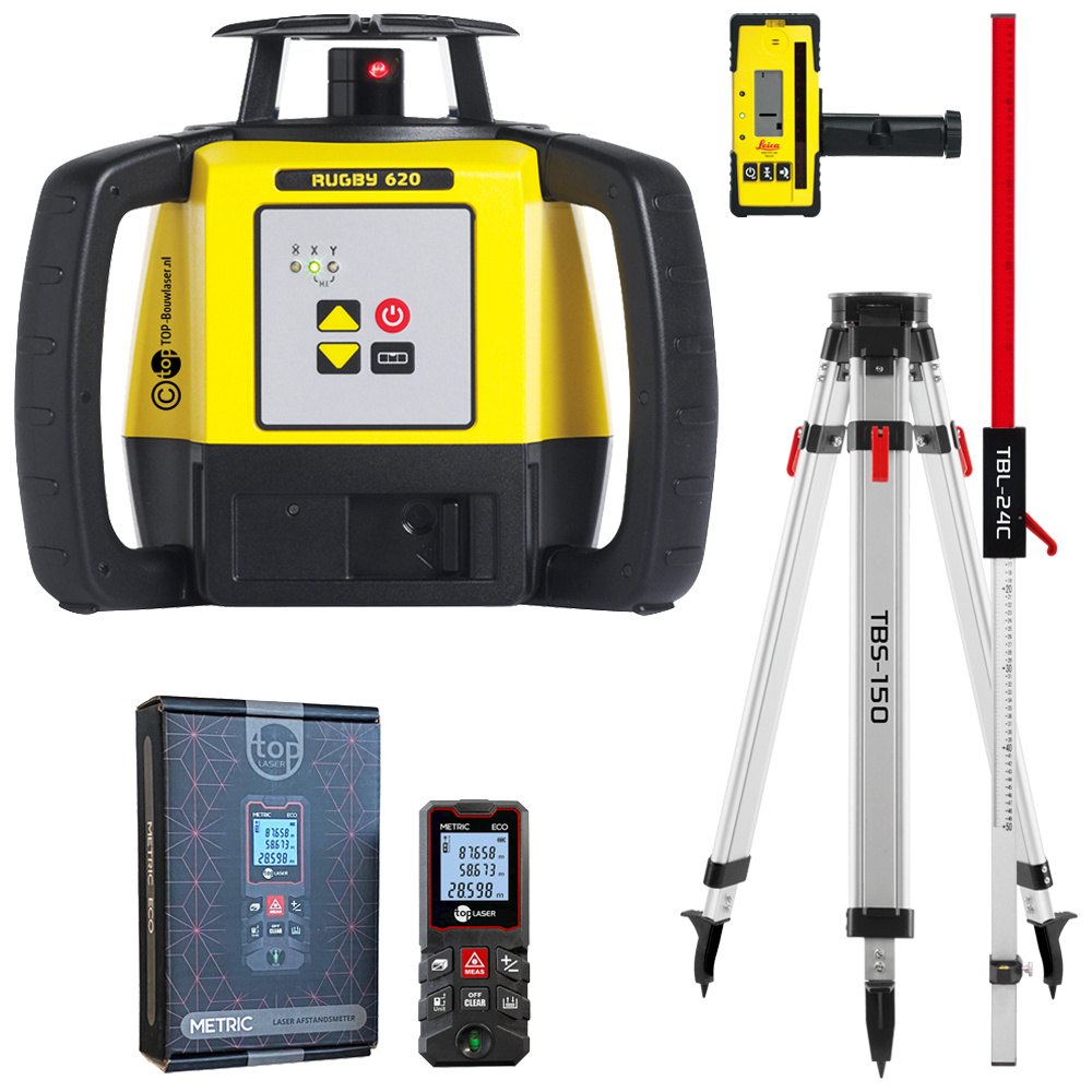 Rugby 620 Automatische Bouwlaser Actie Set