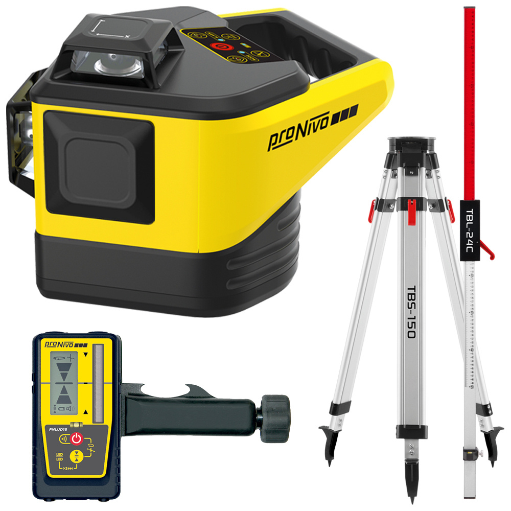 PNRLR-2D 2x360° Bouwlaser Horizontaal & Verticaal