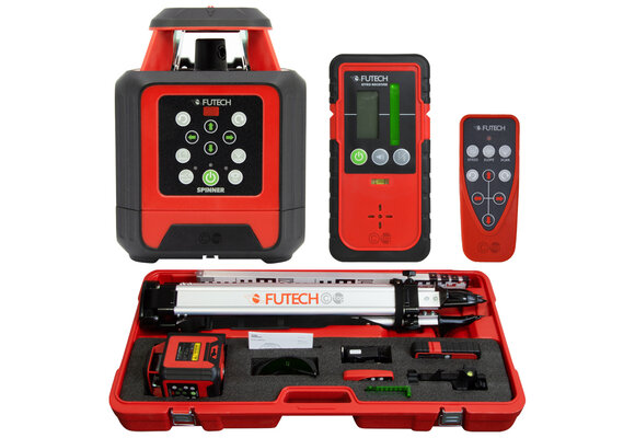 Spinner Groen Bouwlaser Set