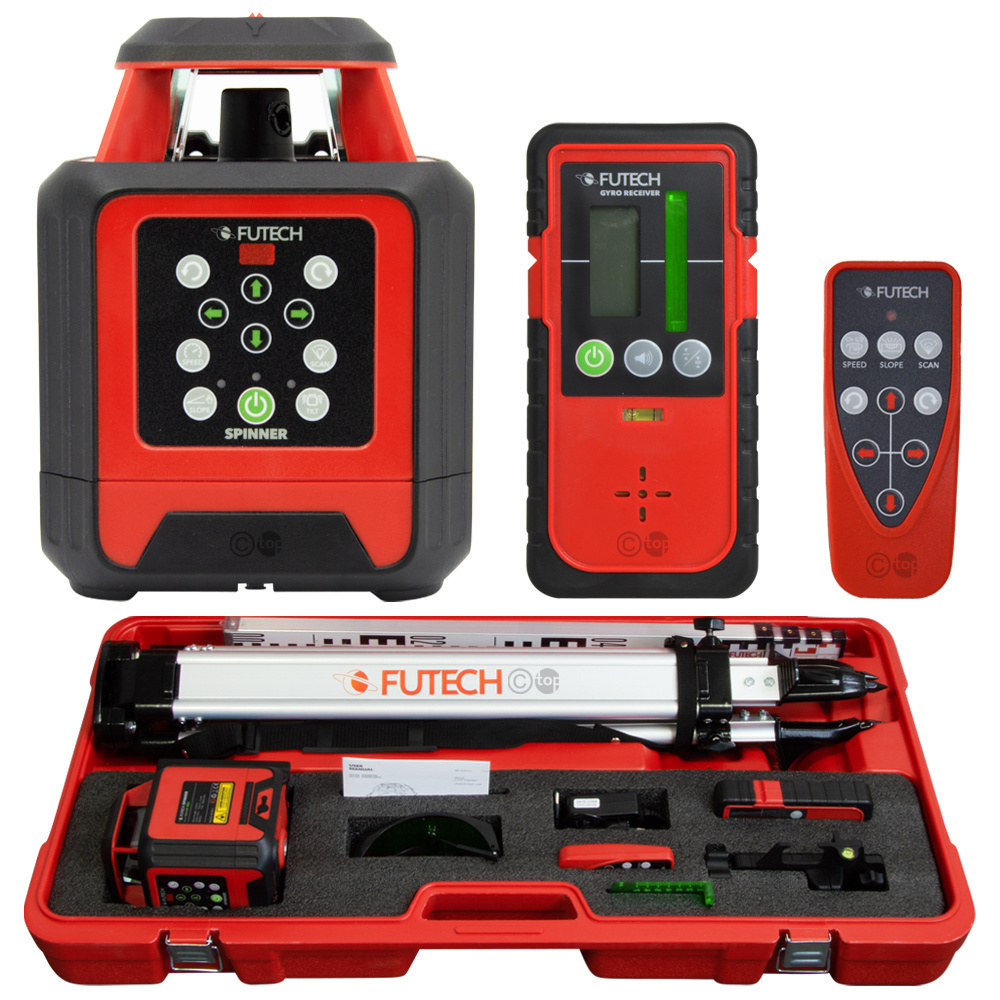 Spinner Groen Bouwlaser Kofferset