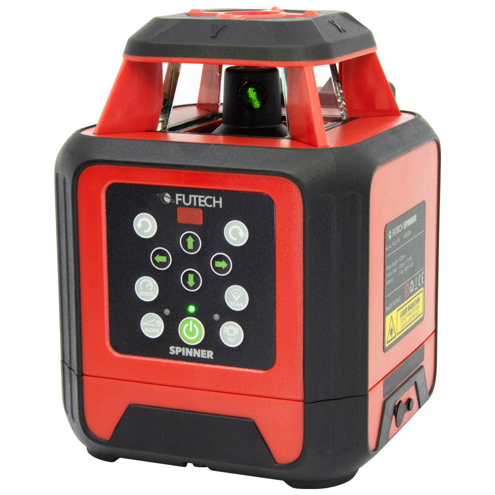 Spinner Groen Bouwlaser Kofferset