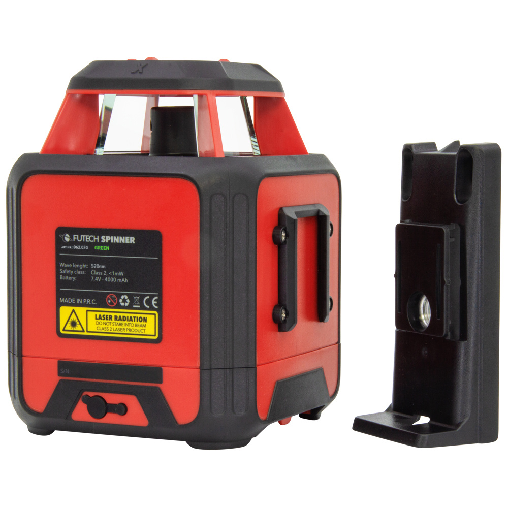 Spinner Groen Bouwlaser Kofferset