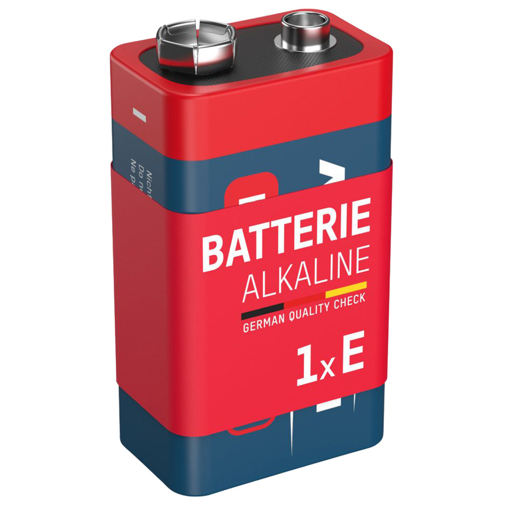 9V E-Blok Batterij Alkaline
