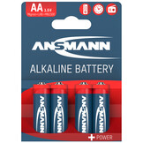 4x AA Alkaline Batterij Blister