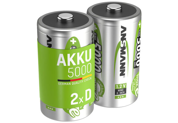 2x D-Cell Batterij NiMH 5000mAh
