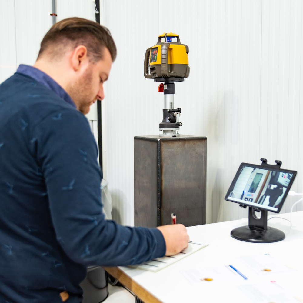 Kalibratie, ijken, keuren bouwlaser