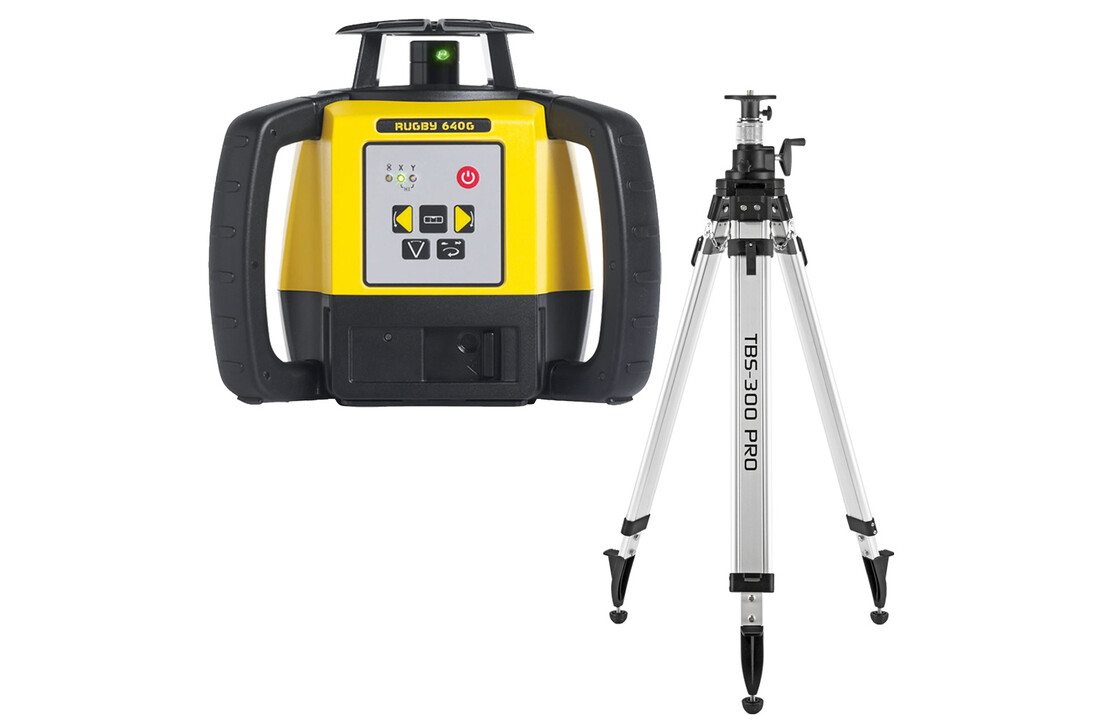 Rugby 640G Groene Bouwlaser Set