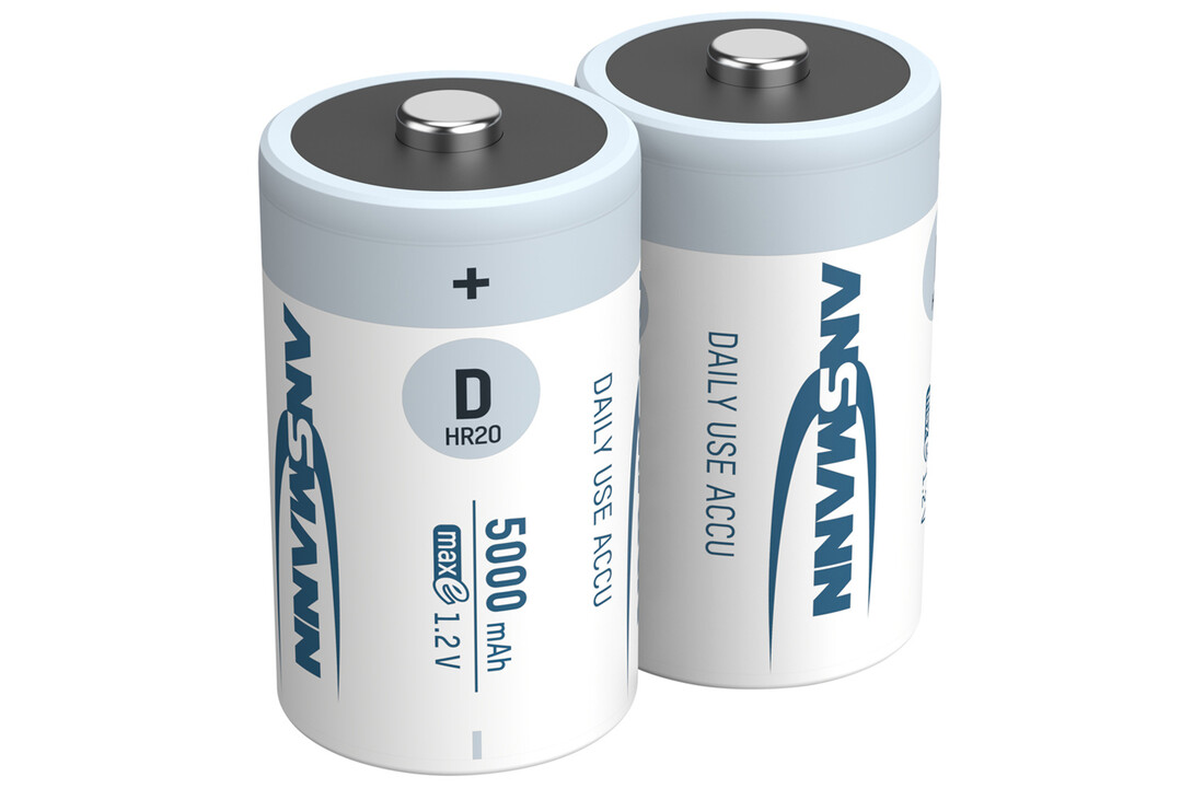 D-Cell 5000mAh NiMH Blister 2stk