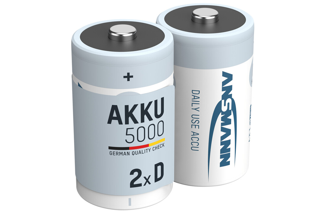 D-Cell 5000mAh NiMH Blister 2stk