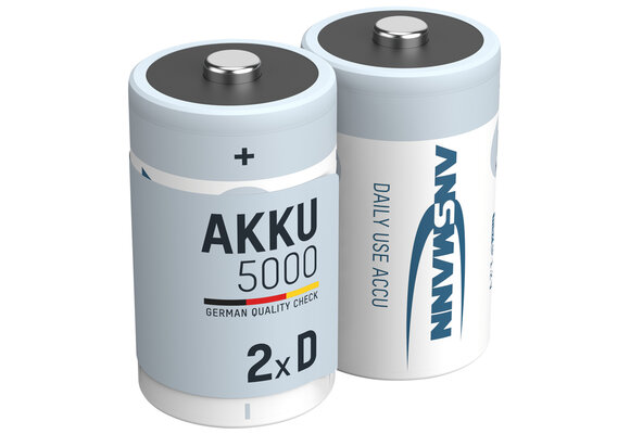 2x D-Cell Batterij NiMH 5000mAh