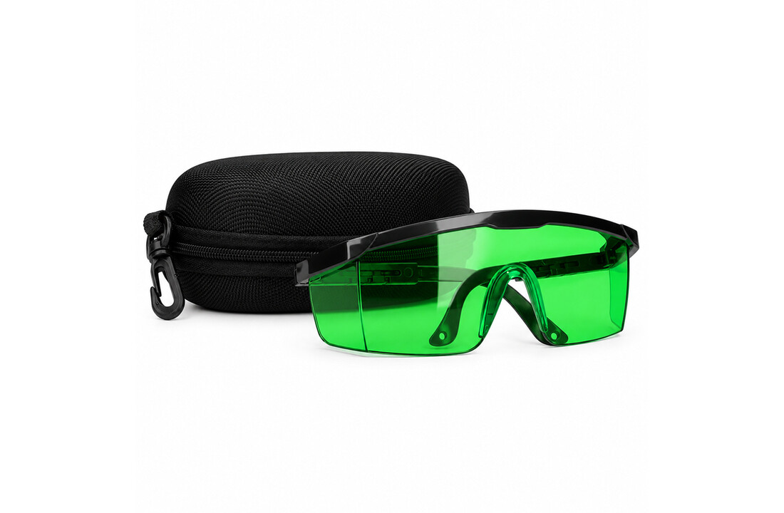 Laserbril Groen + Etui