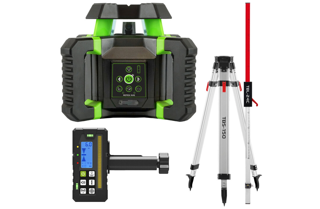 ROTEX HVG TRACKING Roterende Laser Set Groen