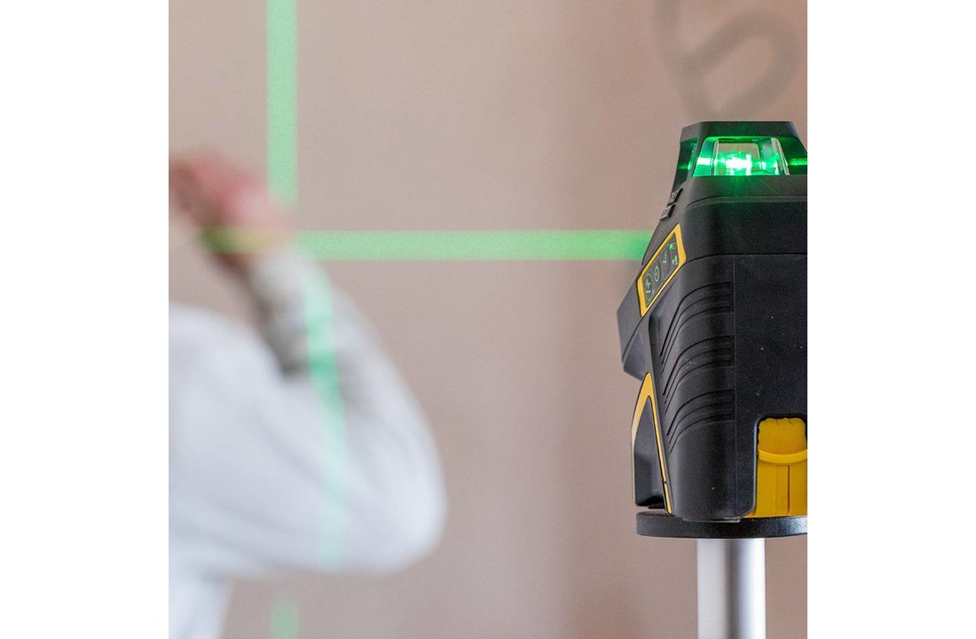 360° Laser + 2 Verticale Laserlijnen Groen