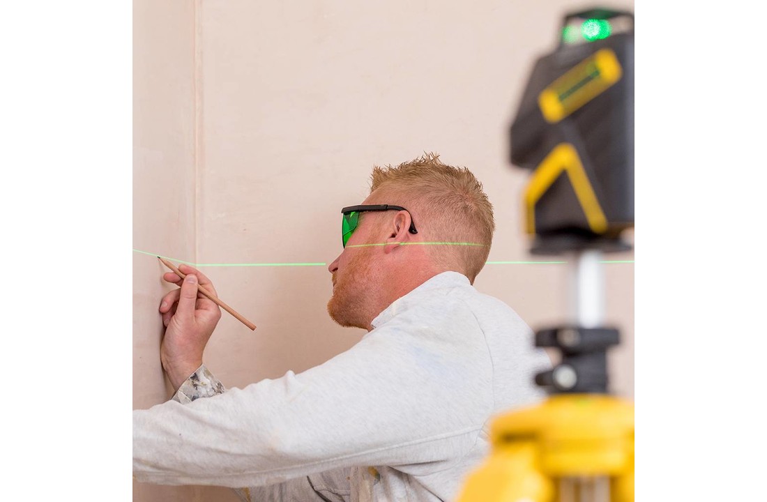 360° Laser + 2 Verticale Laserlijnen Groen