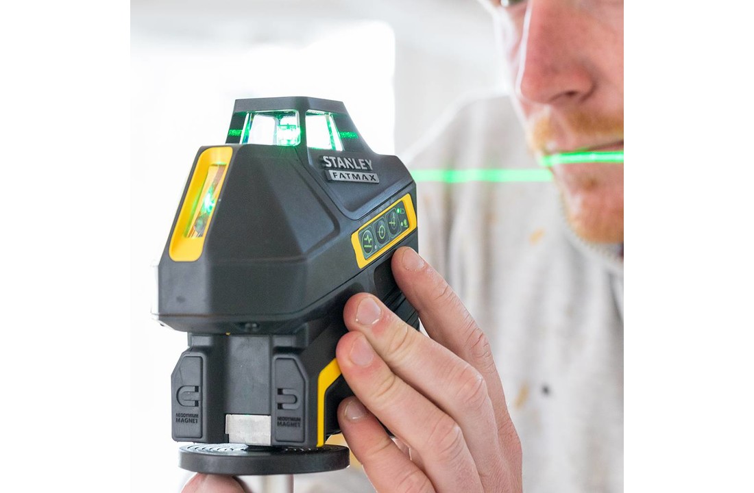 360° Laser + 2 Verticale Laserlijnen Groen