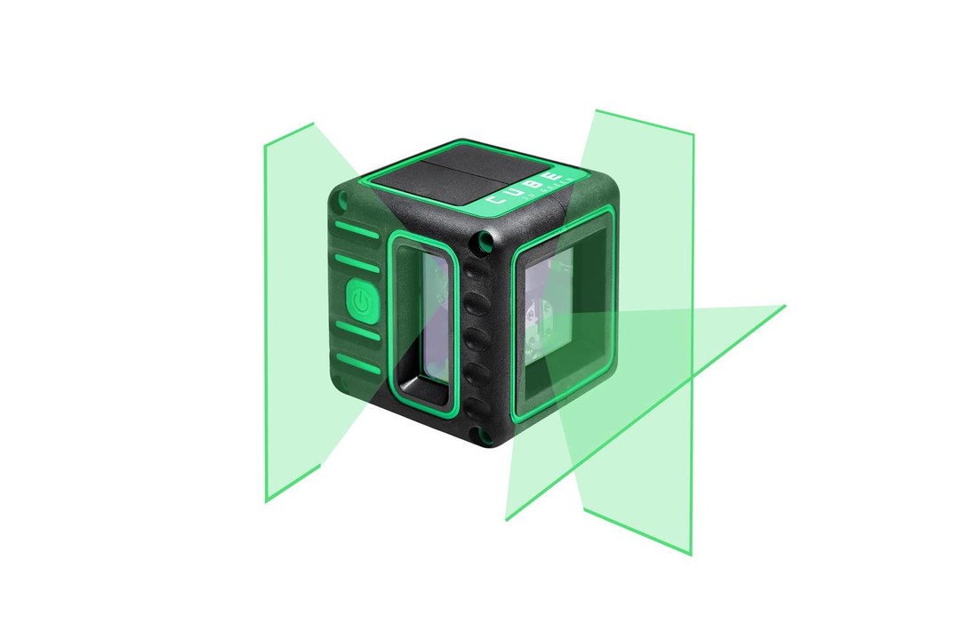 CUBE 3D 3-Lijns Lijnlaser Groen