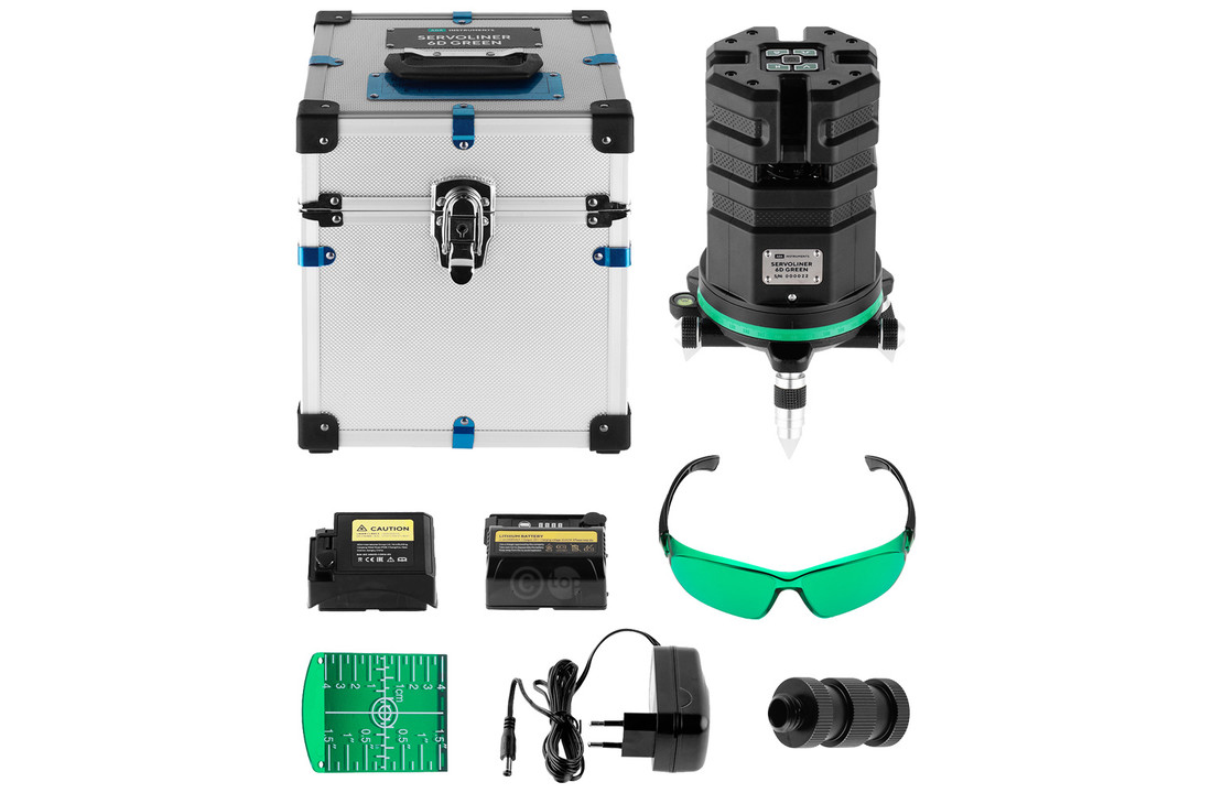 6D SERVOLINER Groen 8-Lijns Lijnlaser
