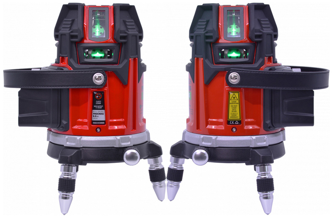ProCross 8.0 DS Groen 8-Lijns Laser