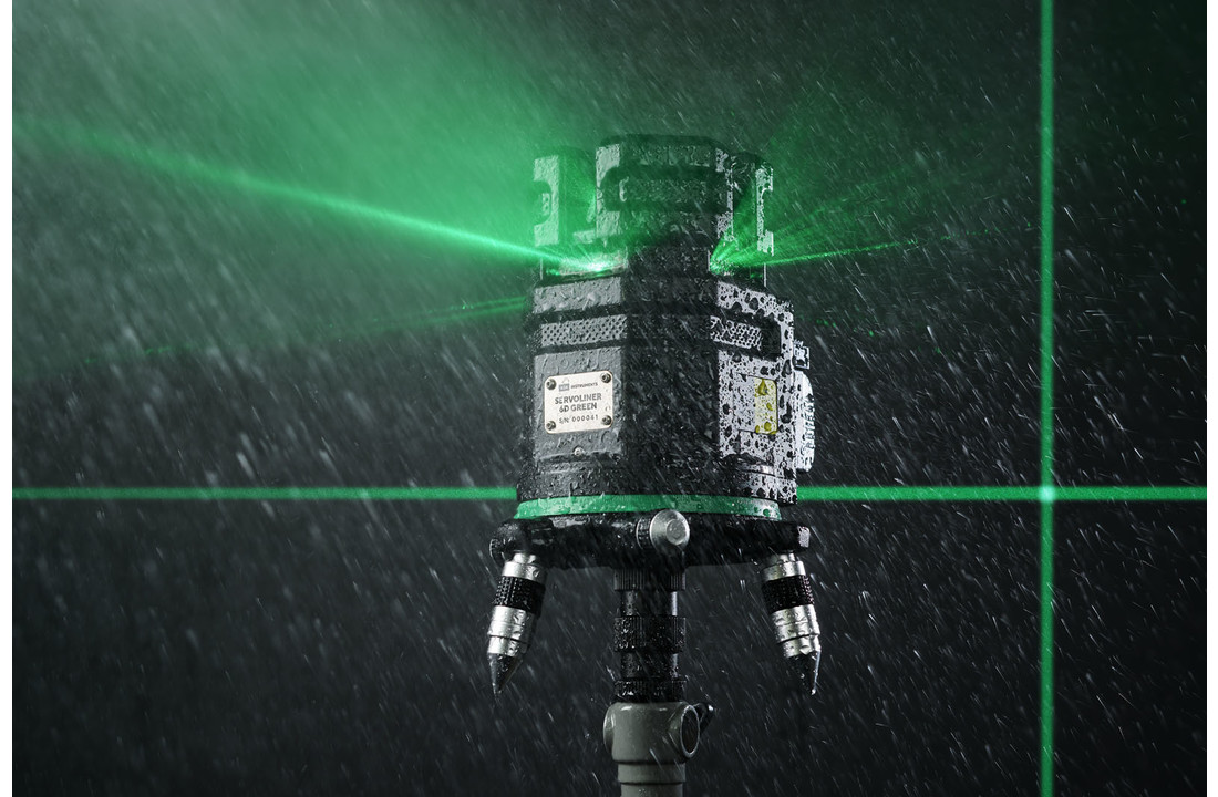 6D SERVOLINER Groen 8-Lijns Lijnlaser