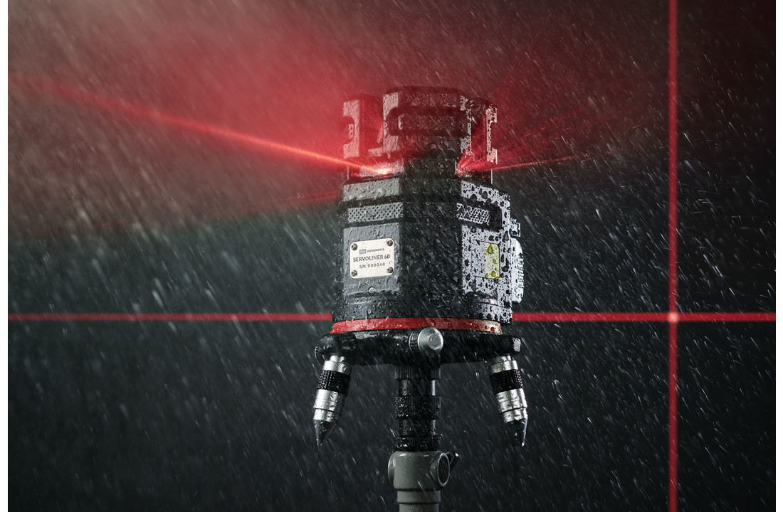 6D SERVOLINER Rood 8-Lijns Lijnlaser