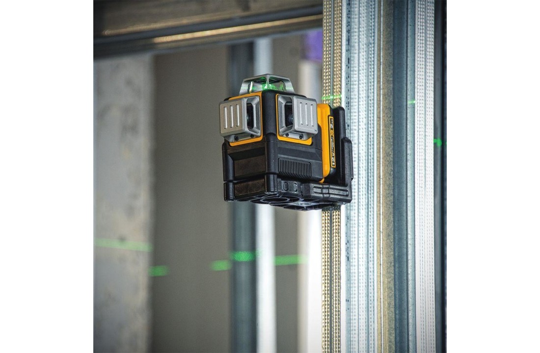 DCE089D1G-QW 3x360° Lijnlaser Groen 12V