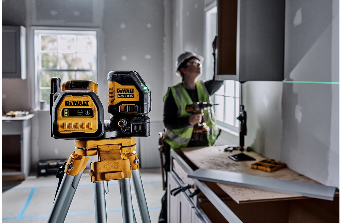 DCE088D1G18 Lijnlaser Groen 18V