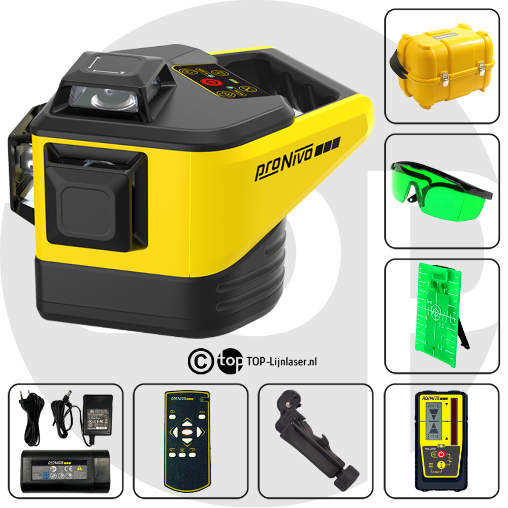PNRLG-3D Roterende Groene Lijnlaser