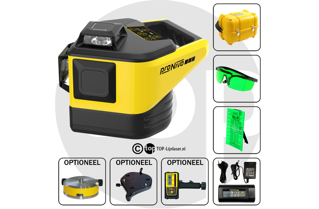PNCMG-2D 2x360° Lijnlaser Groen