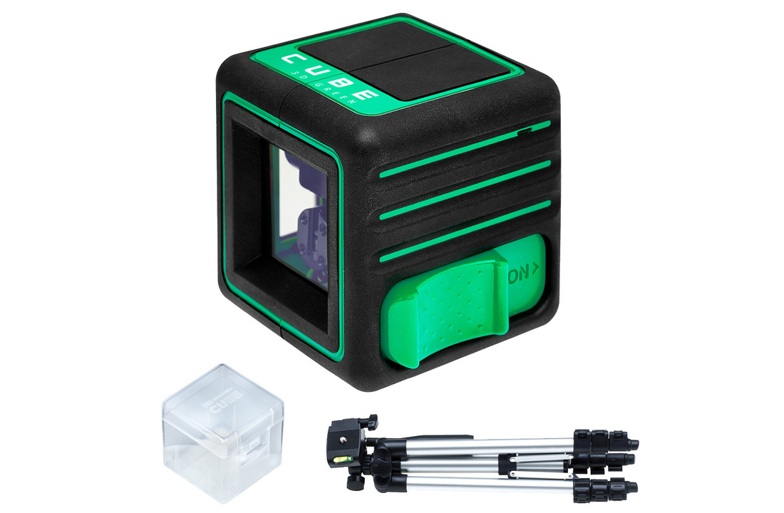 CUBE 3D 3-Lijns Lijnlaser Groen