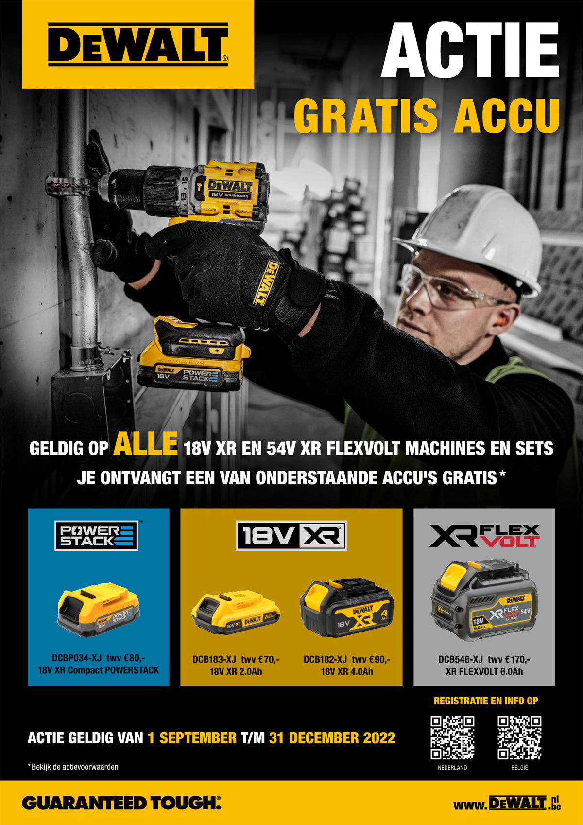 DeWALT Gratis 18V Accu 1