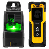 DW088CG Lijnlaser Groen + DWHT77100 Afstandsmeter