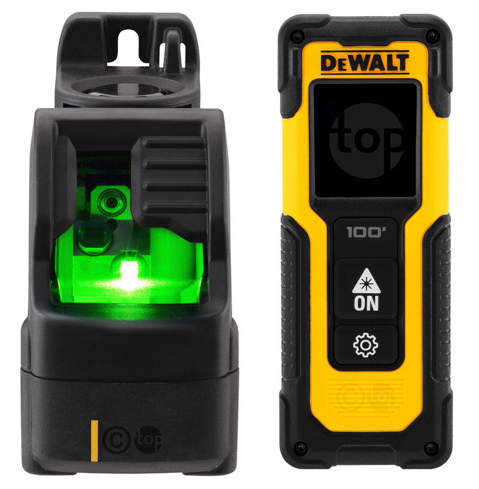 DW088CG Lijnlaser Groen + DWHT77100 Afstandsmeter