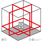 CL4D-R 4x360° Laser Rood