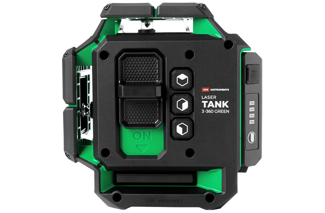 LaserTANK 3-360 Lijnlaser Groen 3x360°