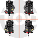 6D SERVOLINER Rood 8-Lijns Lijnlaser
