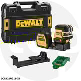 DCE825D1G18 5-Punts- Lijnlaser Groen 18V